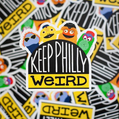 exit343design Keep Philly Weird Mascots Sticker