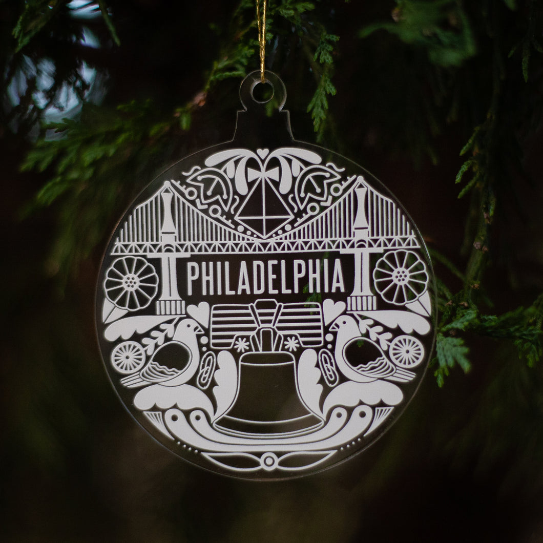 exit343design Philadelphia Icons Ornament