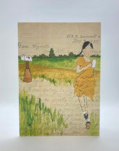 Amy Rice Girl with Letter Card