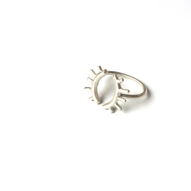 Leah Staley Sterling Silver Open Burst Ring