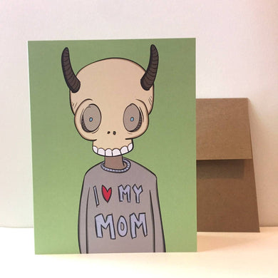 Box Robot Army Mom Card
