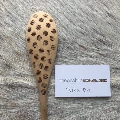 Honorable Oak Wood Burn Spoon