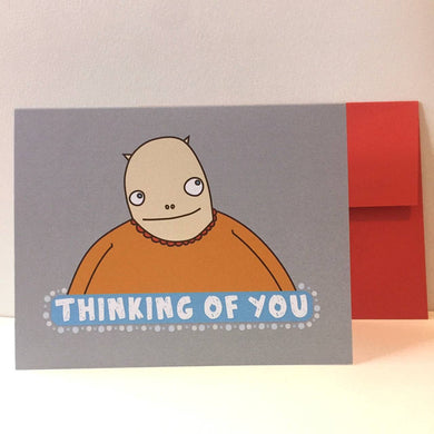 Box Robot Army Thinking of You Card